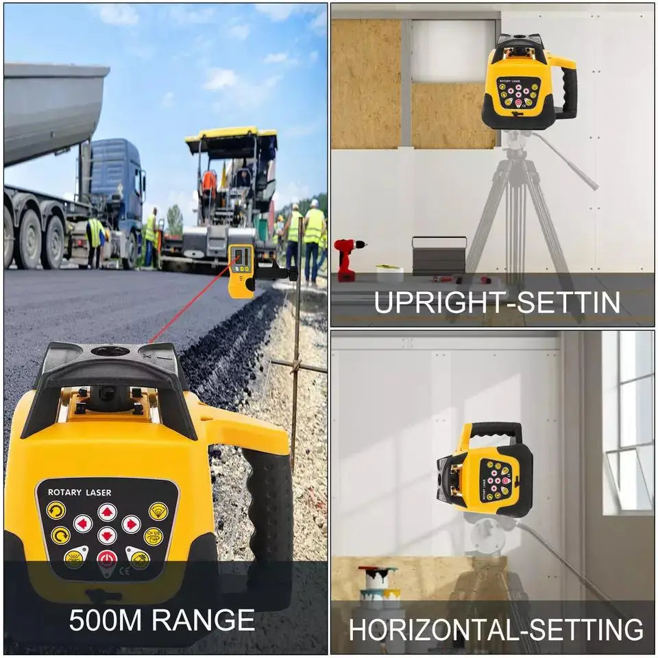 Sihao Surveying Livello laser rotativo 360 raggio rosso 500m