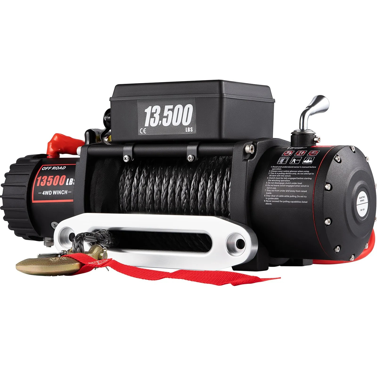 Sihao Verricello Elettrico 12V 13500 lbs Fune Telecomando