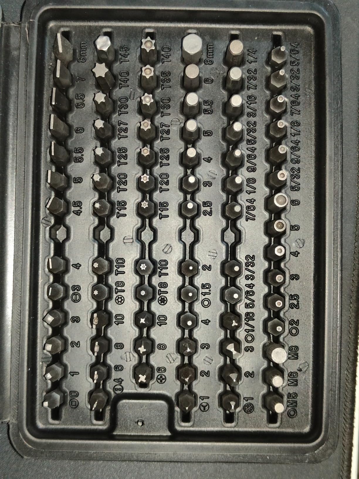 Valex Set Inserti 100 Pezzi Attacco 1/4” Esagonale