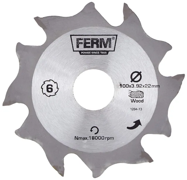 FERM BJA1005 Lama a Disco 100mm per Fresatrice Lamellare