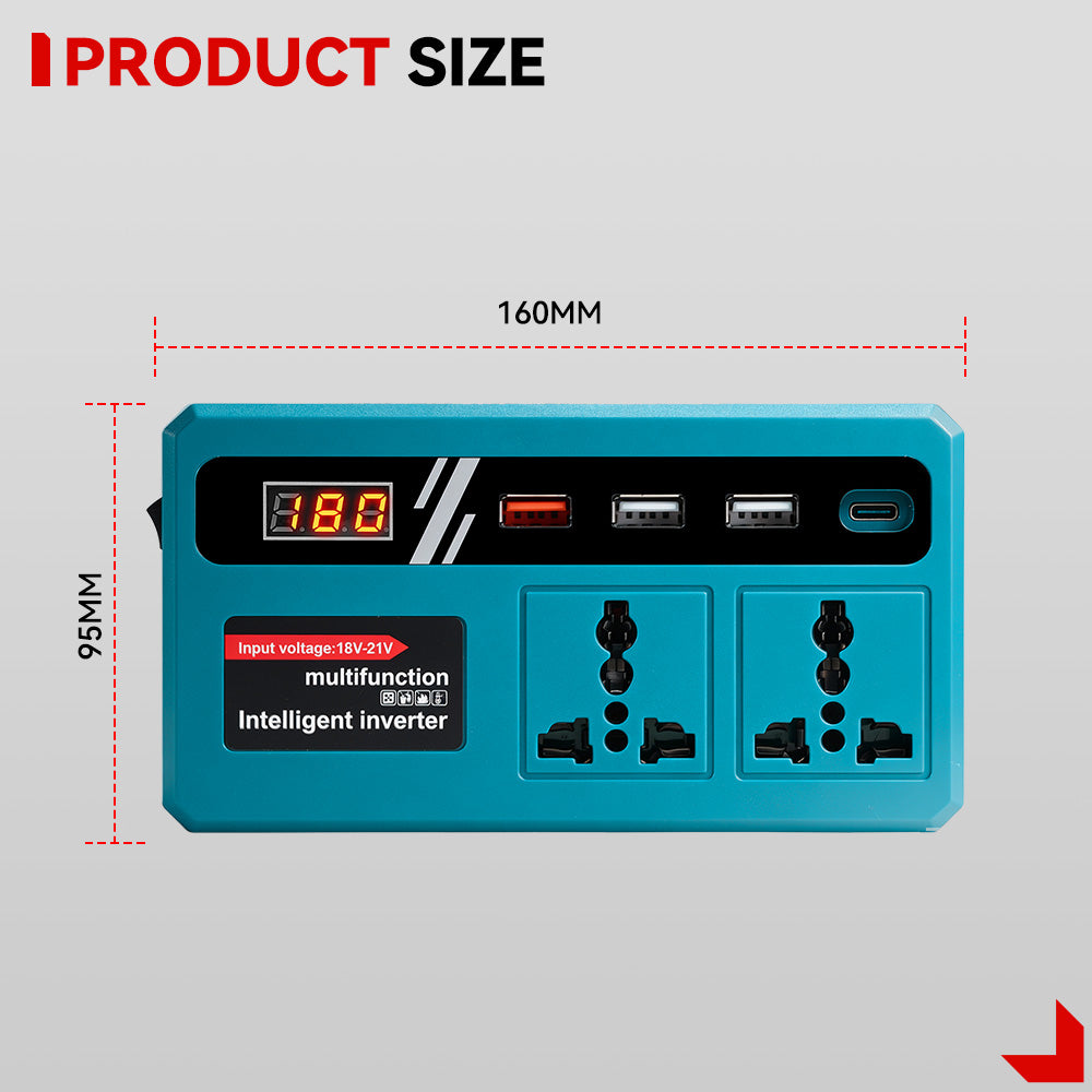 ONEVAN Home Appliances Inverter Portatile 120W per 18V