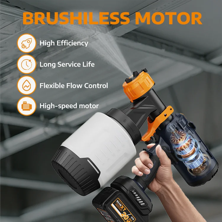 MAXXT MDPS20V Pistola a Spruzzo a Batteria 20V 1000 ml