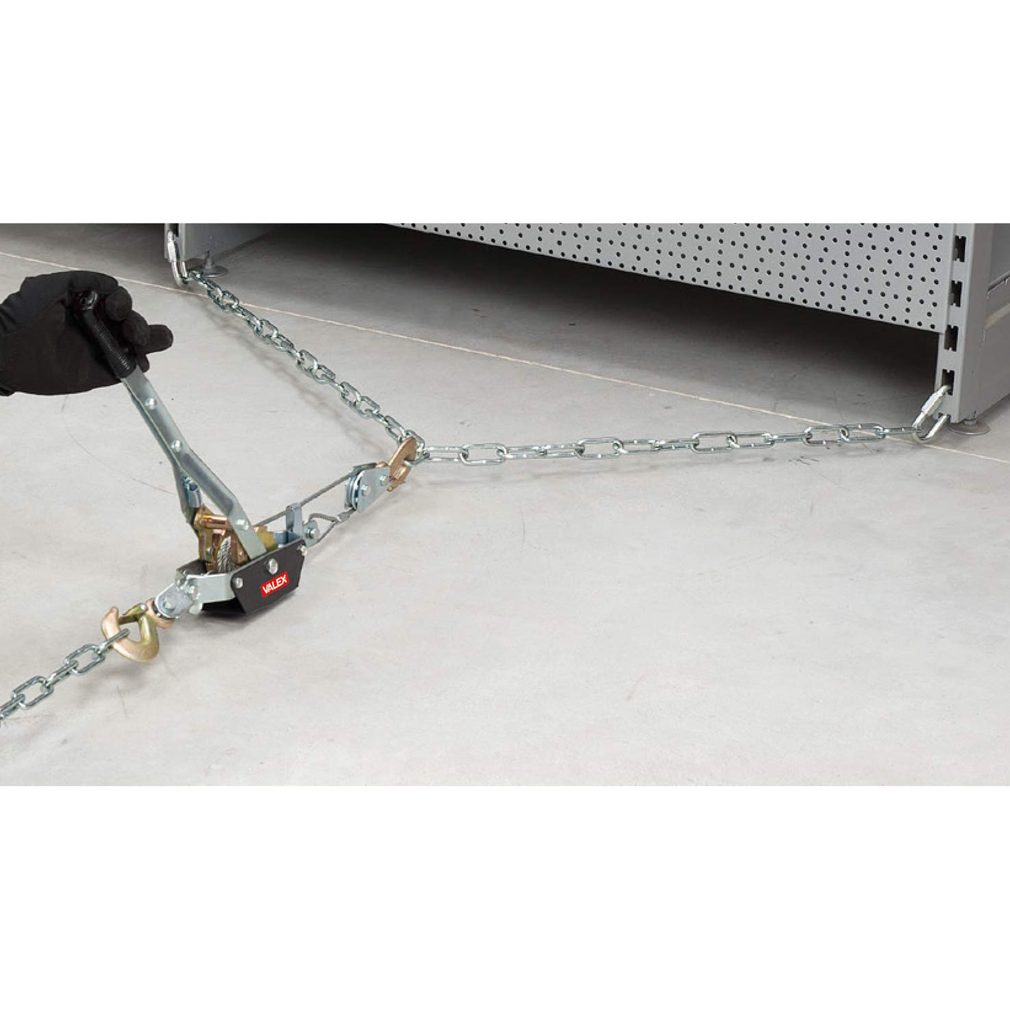 Valex 1650115 Argano Manuale 1000 kg Fune 2,5 m