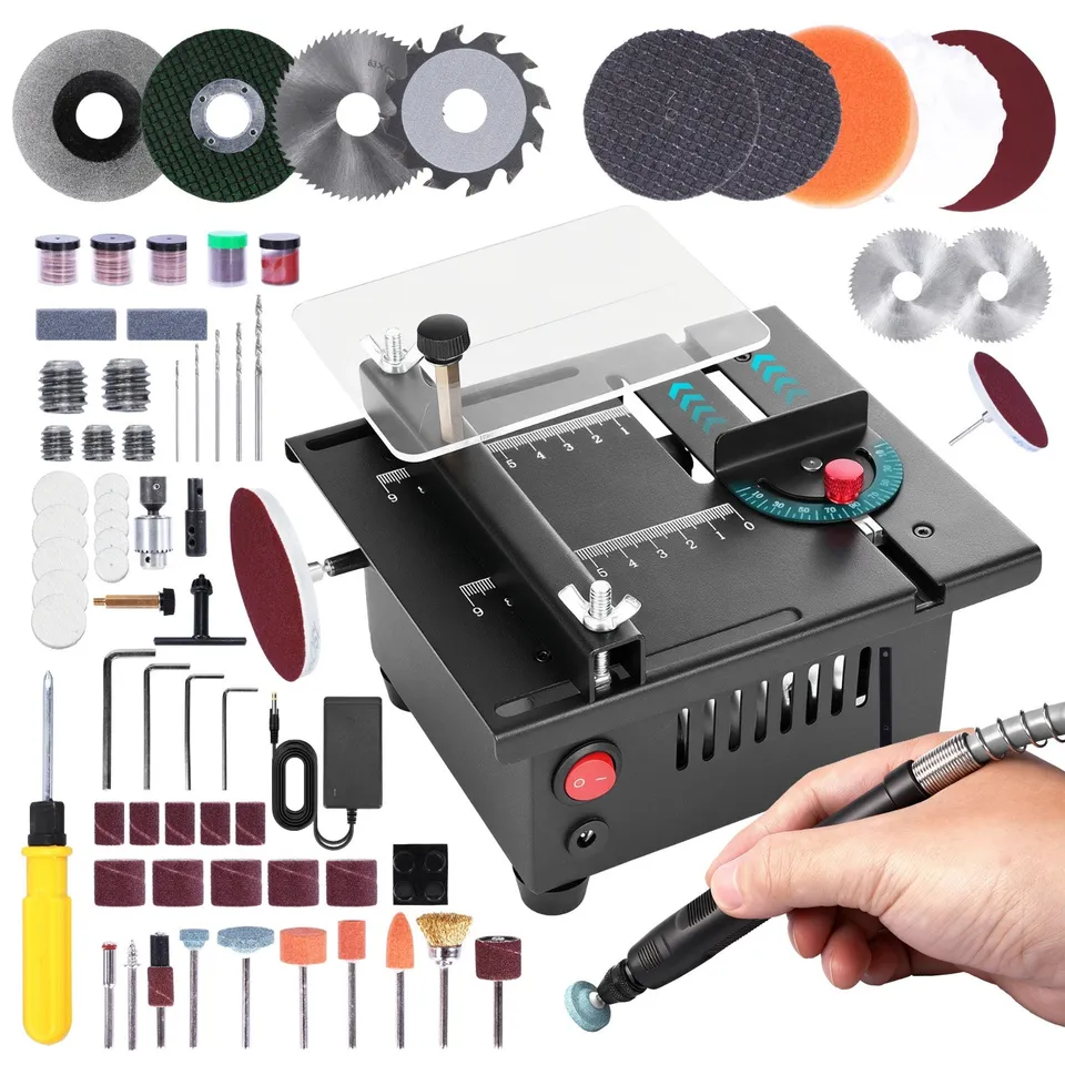 ONEVAN Woodworking Tools Mini Sega Banco 220V 63mm 96W
