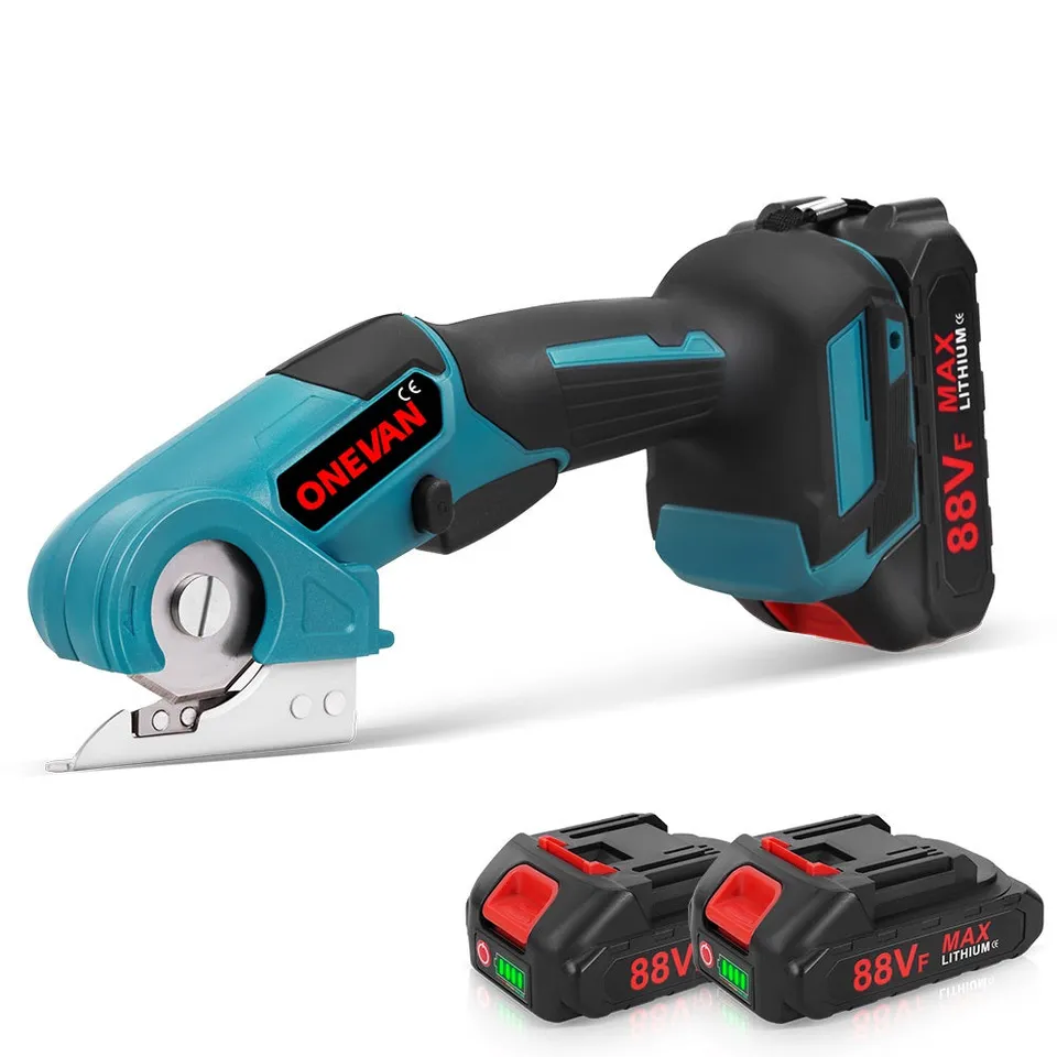 ONEVAN Home Improvement Forbici Elettriche 5mm 2 Batt EU
