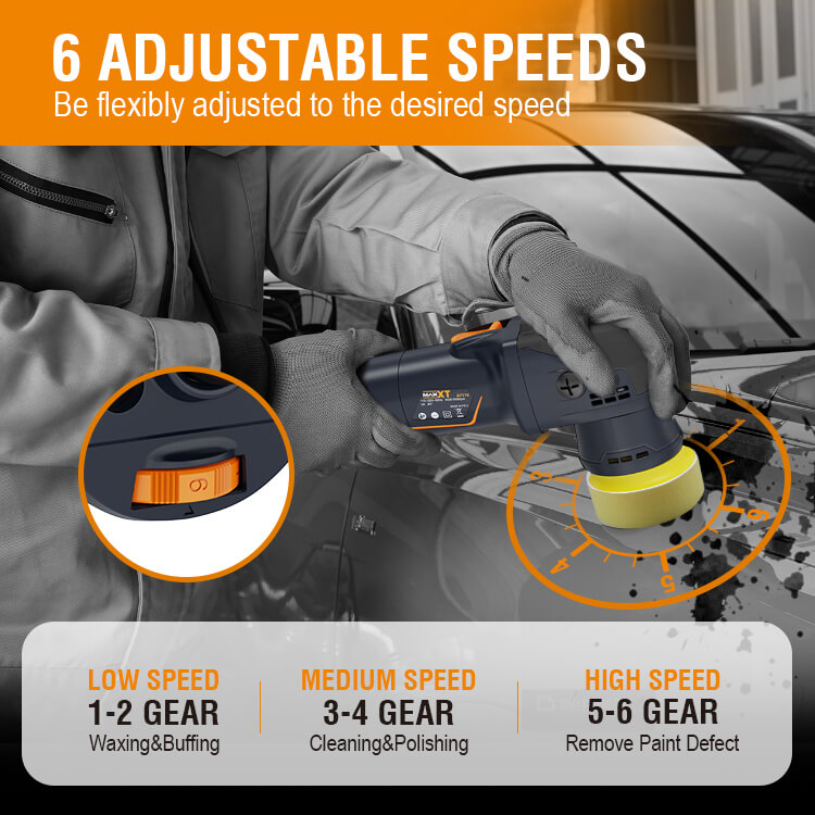 MAXXT Electric Polisher MOP71012-3 lucidatrice orbitale 75 mm