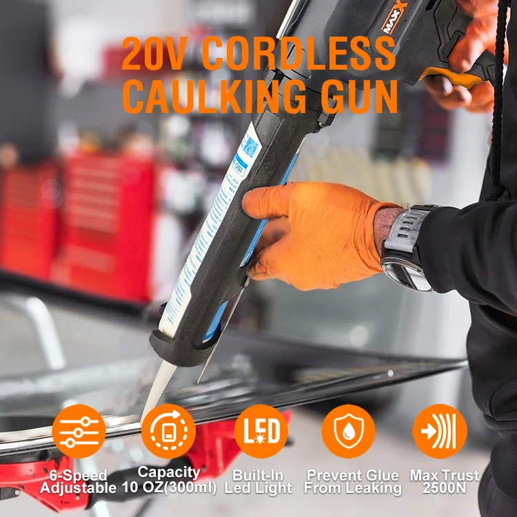 MAXXT Caulking Gun MDCG20V1 pistola silicone 20V 300ml
