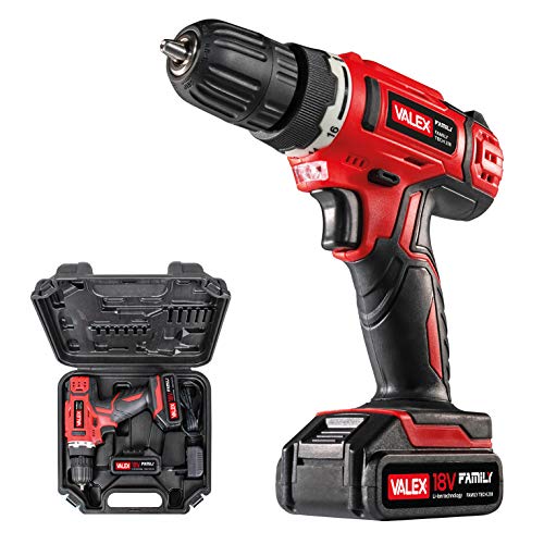 Valex Family-Tech 218 Trapano Avvitatore 18V 2 Batterie