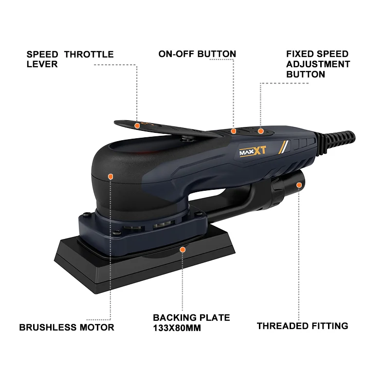 MAXXT MOS350D levigatrice orbitale 400W brushless