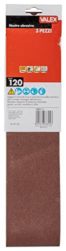 Valex 1905111 Nastro abrasivo 100x910 gr120 3 pezzi