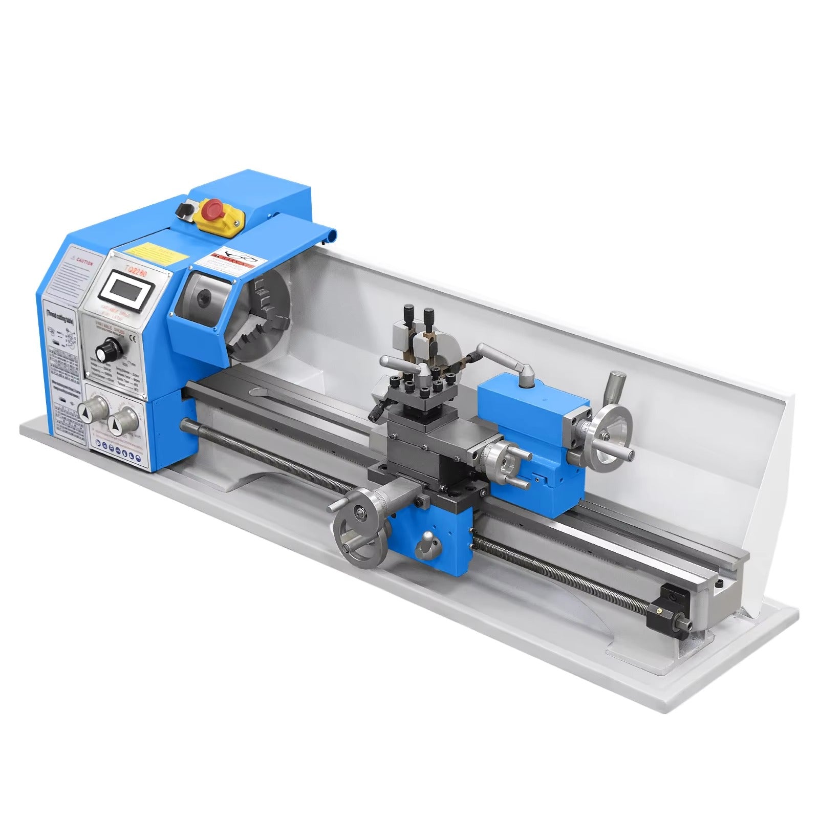Sihao Lathe 220x600 mm Tornio Metalli 1100W Velocità Variabile