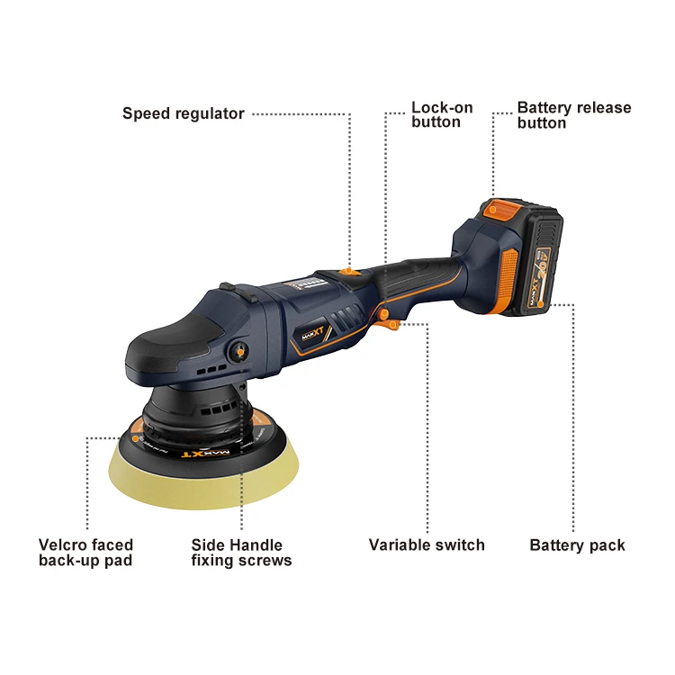 MAXXT MDP20V15 Lucidatrice Orbitale 20V 150mm