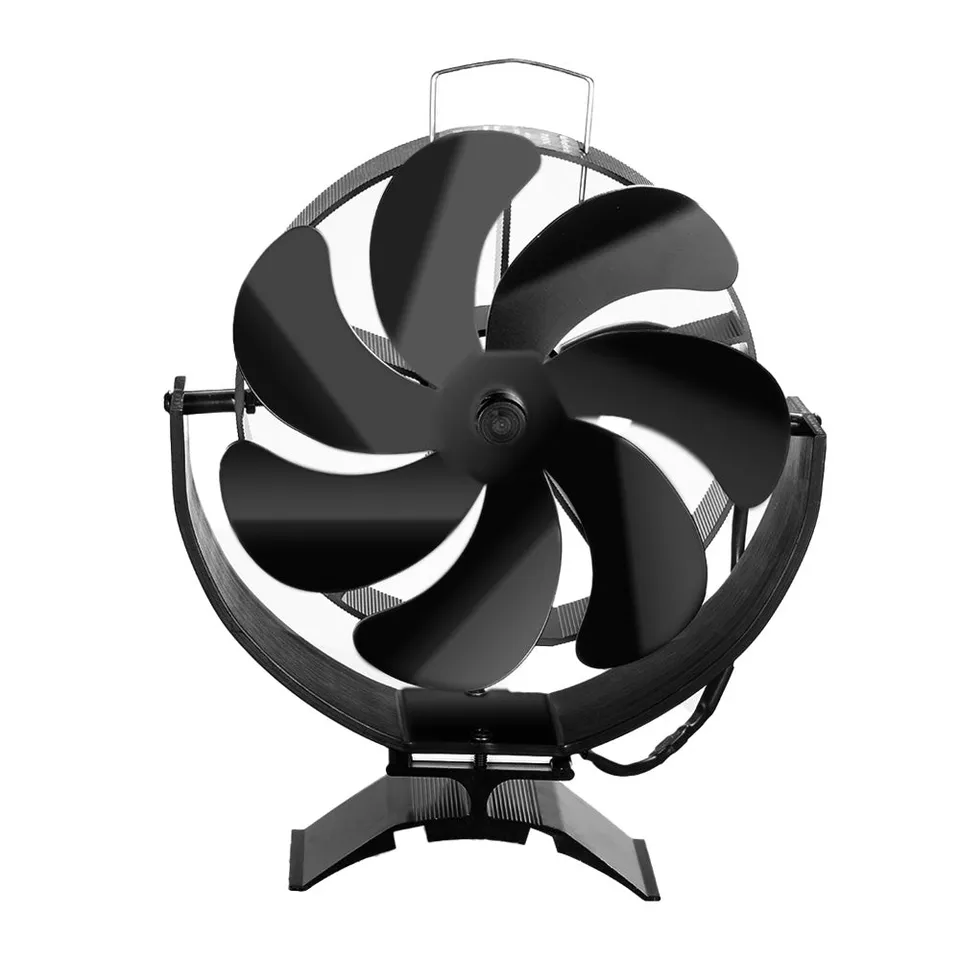 ONEVAN Ventilatore Stufa a Legna 7 Pale Termoelettrico