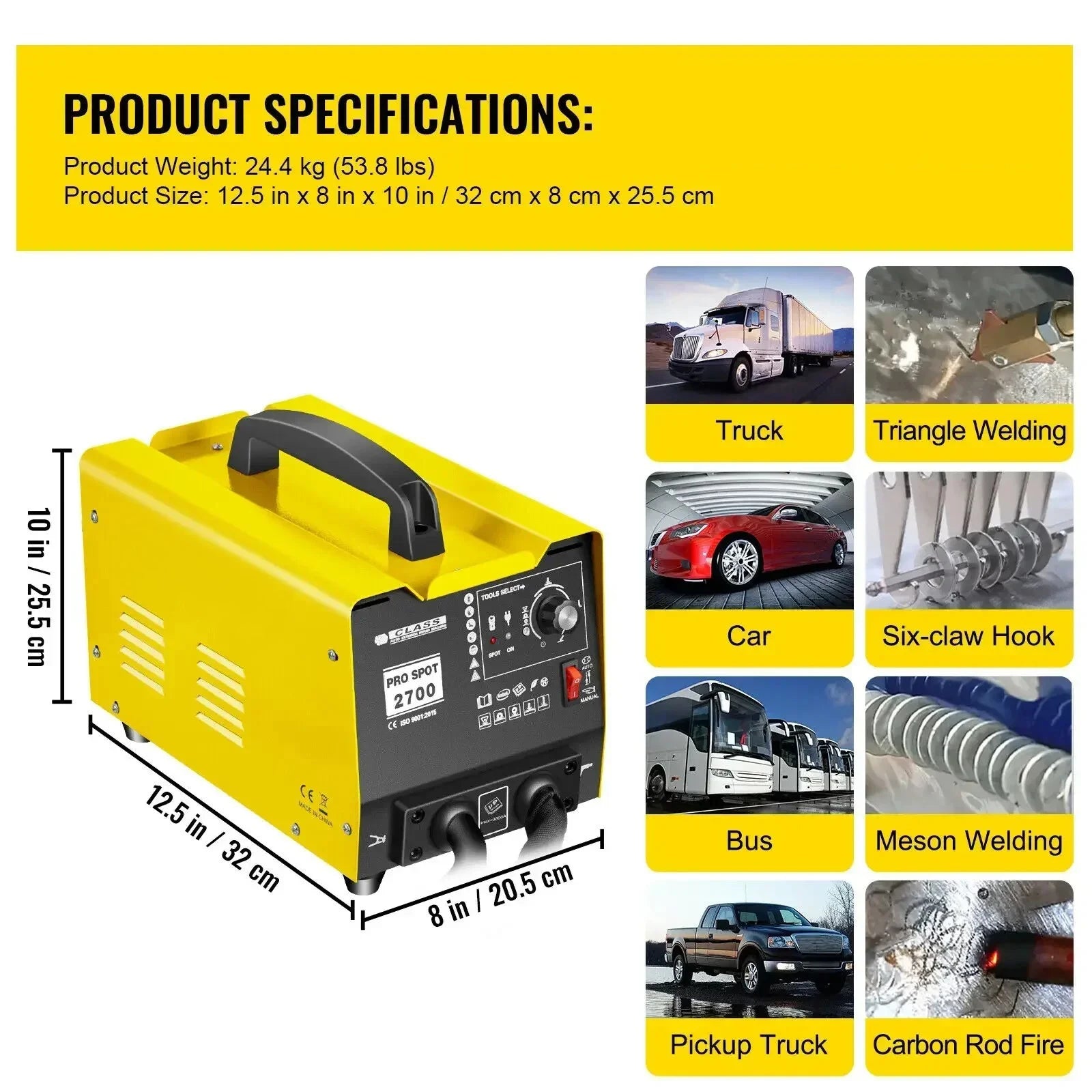 Sihao GYS2700 Spotter tirabolli auto 2700A