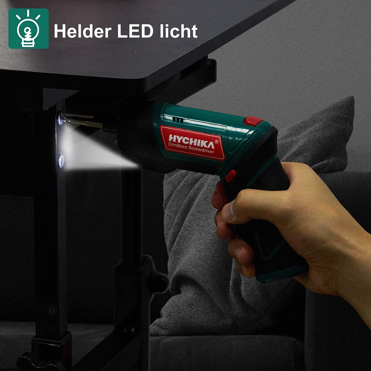 HYCHIKA CS69 Avvitatore Elettrico 3,6V 6Nm 20 Accessori
