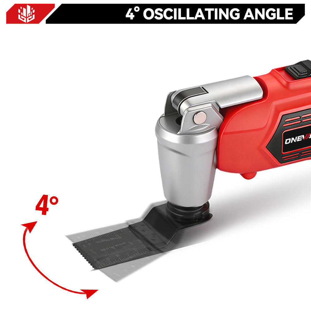 ONEVAN Woodworking Tools multitool oscillante 18V 2 batterie EU