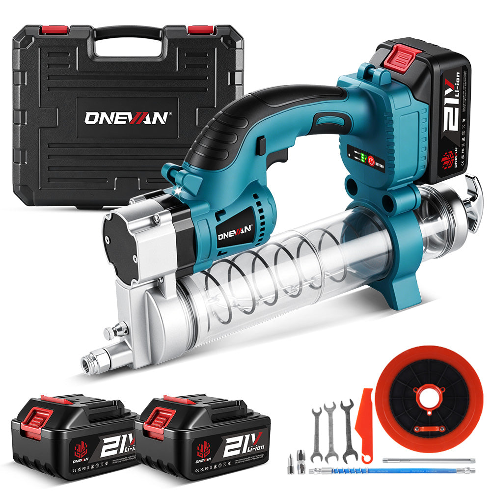 ONEVAN Automotive Tools Ingrassatore 10000PSI con 2 Batterie