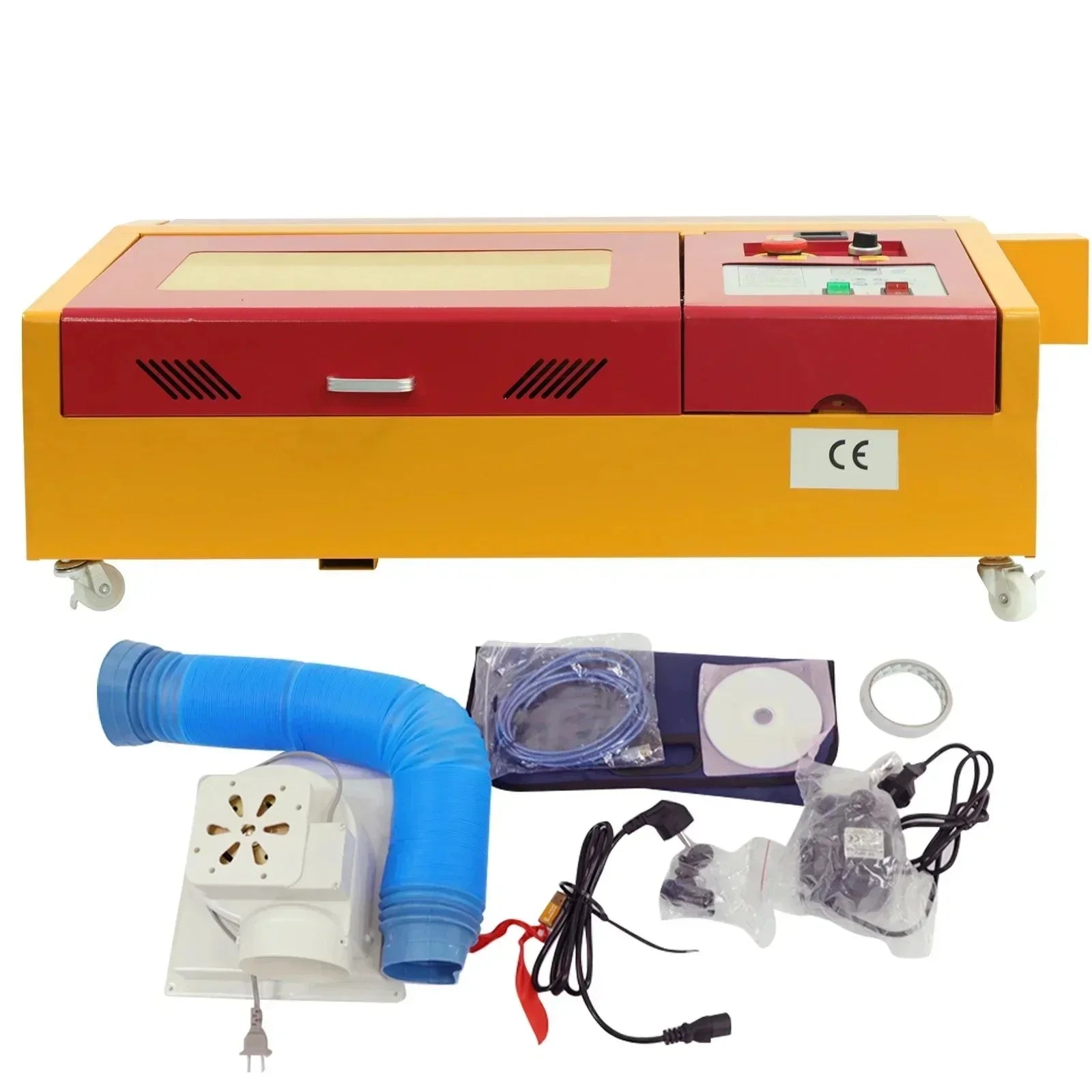 Sihao Laser Engraving Machine incisore CO2 50W 300x200 giallo