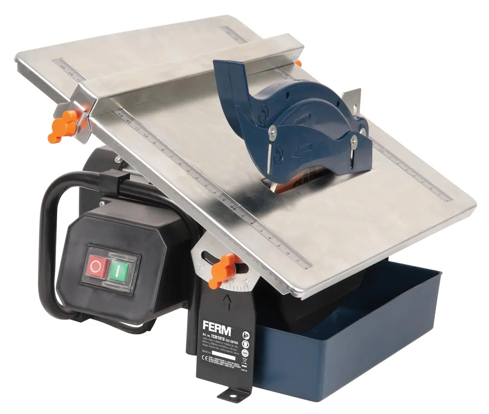 FERM TCM1010 Tagliapiastrelle 600W 180mm ad Acqua