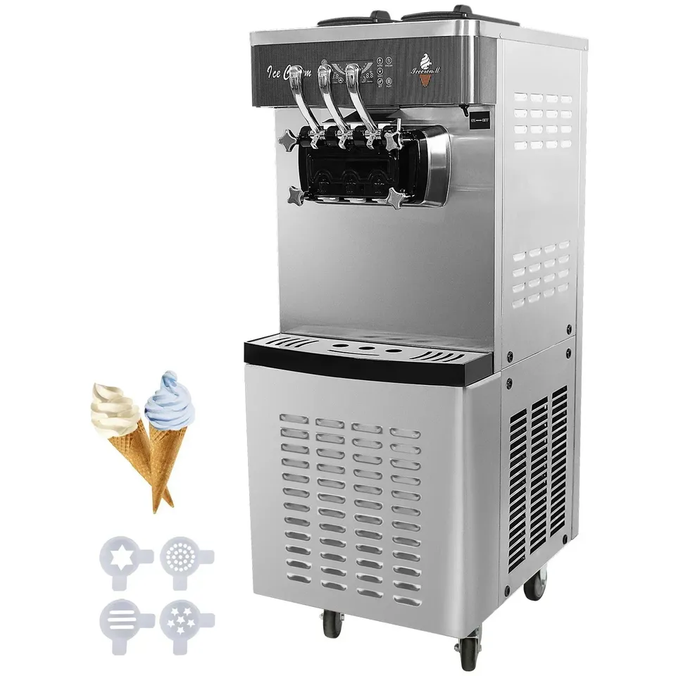 Sihao Ice Cream Maker macchina gelato soft 3 gusti Freestand
