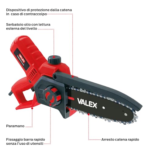 Valex Toronto 240 Elettrosega Potatura 650W 24 cm