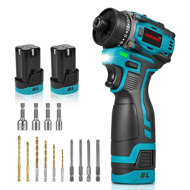 ONEVAN Home Improvement Avvitatore 16.8V 40Nm 14 Pezzi EU