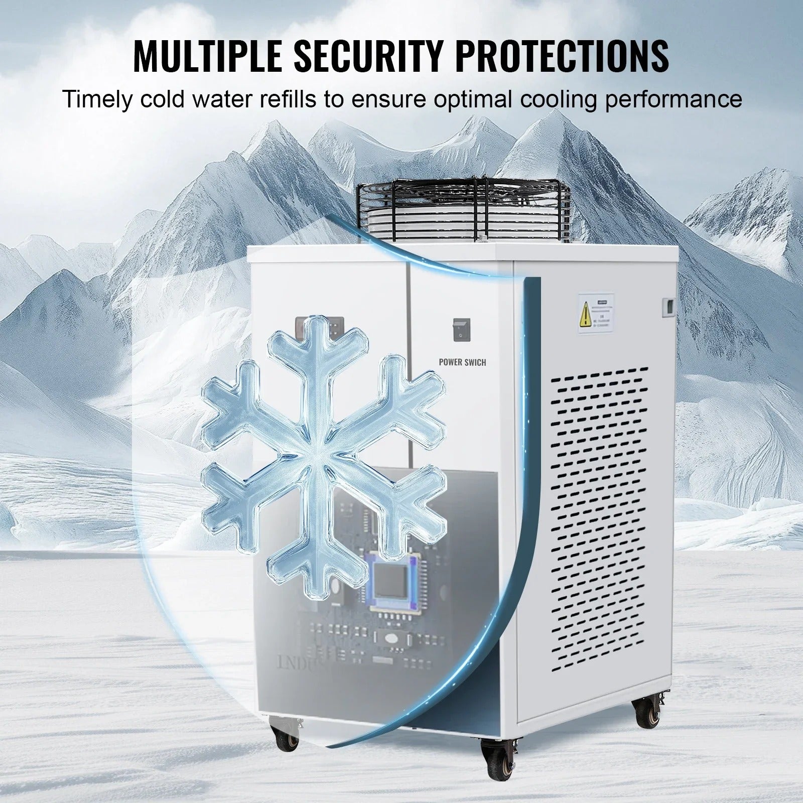 Sihao CW-6000 chiller acqua industriale 15L 3000W 220V