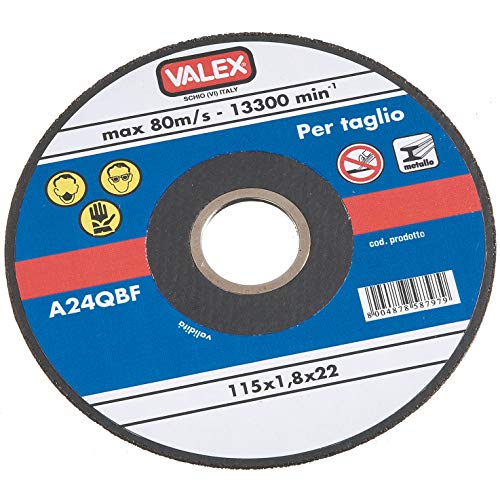 Valex Disco Abrasivo Taglio Fine 125mm Metallo EN 12413