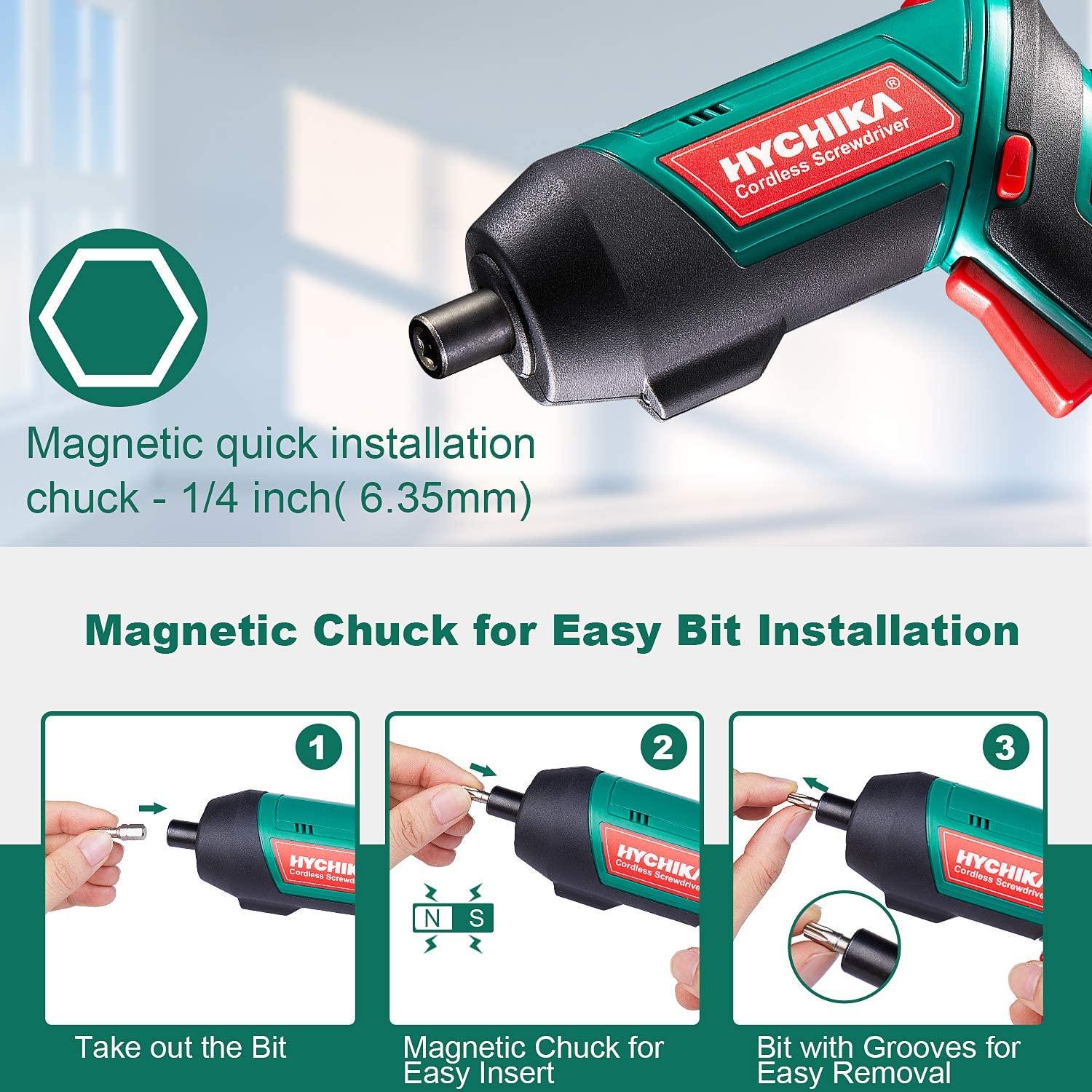 HYCHIKA CS69 Avvitatore Elettrico 3,6V 6Nm 20 Accessori