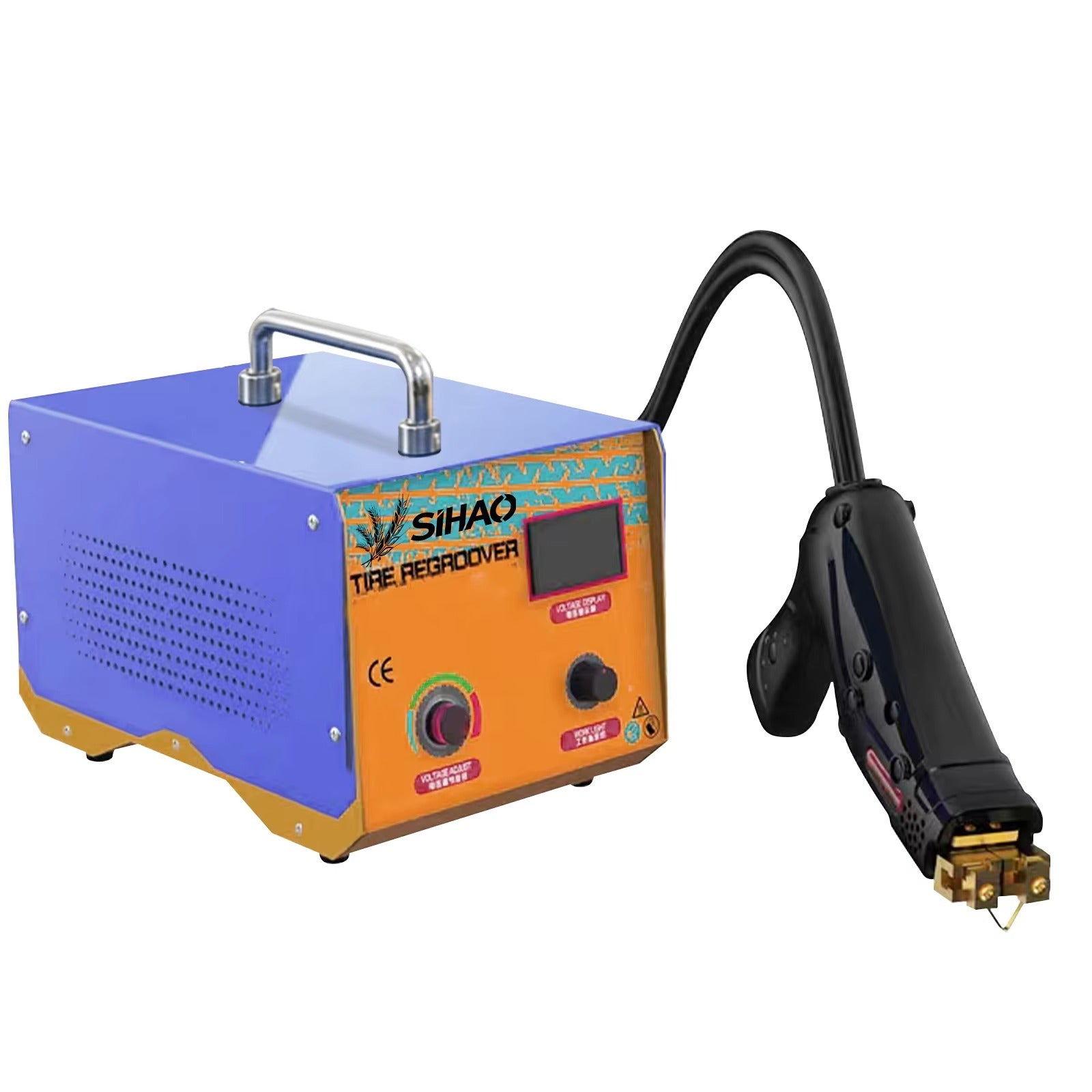 Sihao 1000W rigatrice gomme con display lame U/V angolo retto