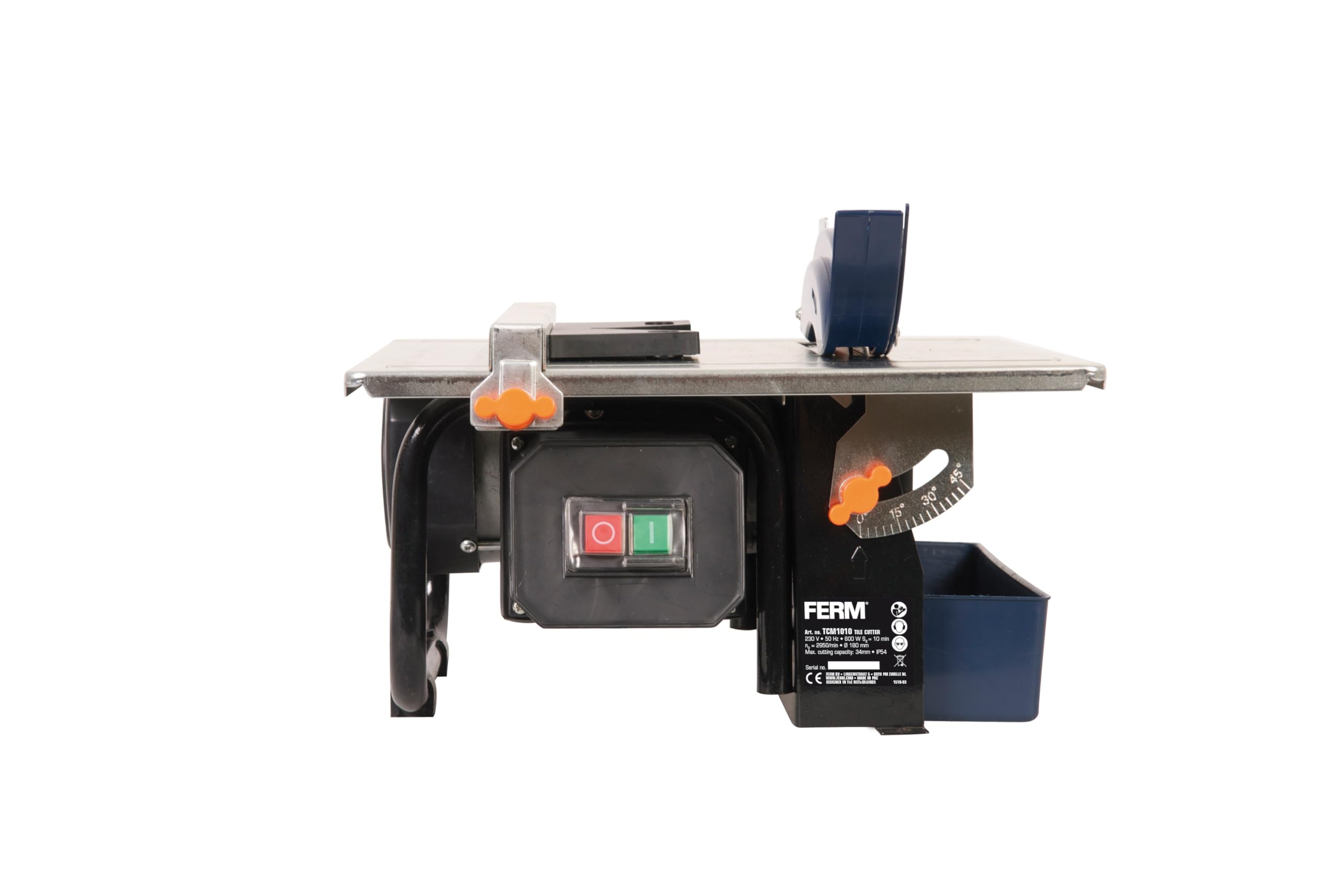 FERM TCM1010 Tagliapiastrelle 600W 180mm ad Acqua