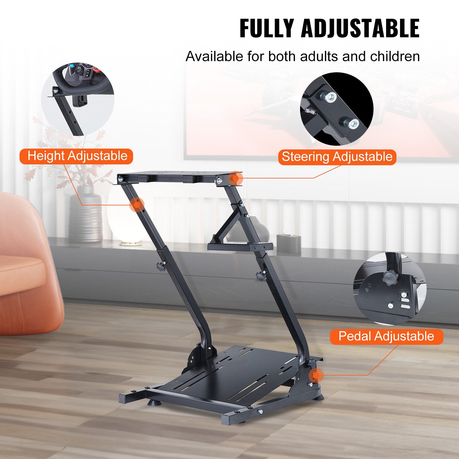 Sihao Sim Racing Cockpits Supporto Volante Gaming Regolabile
