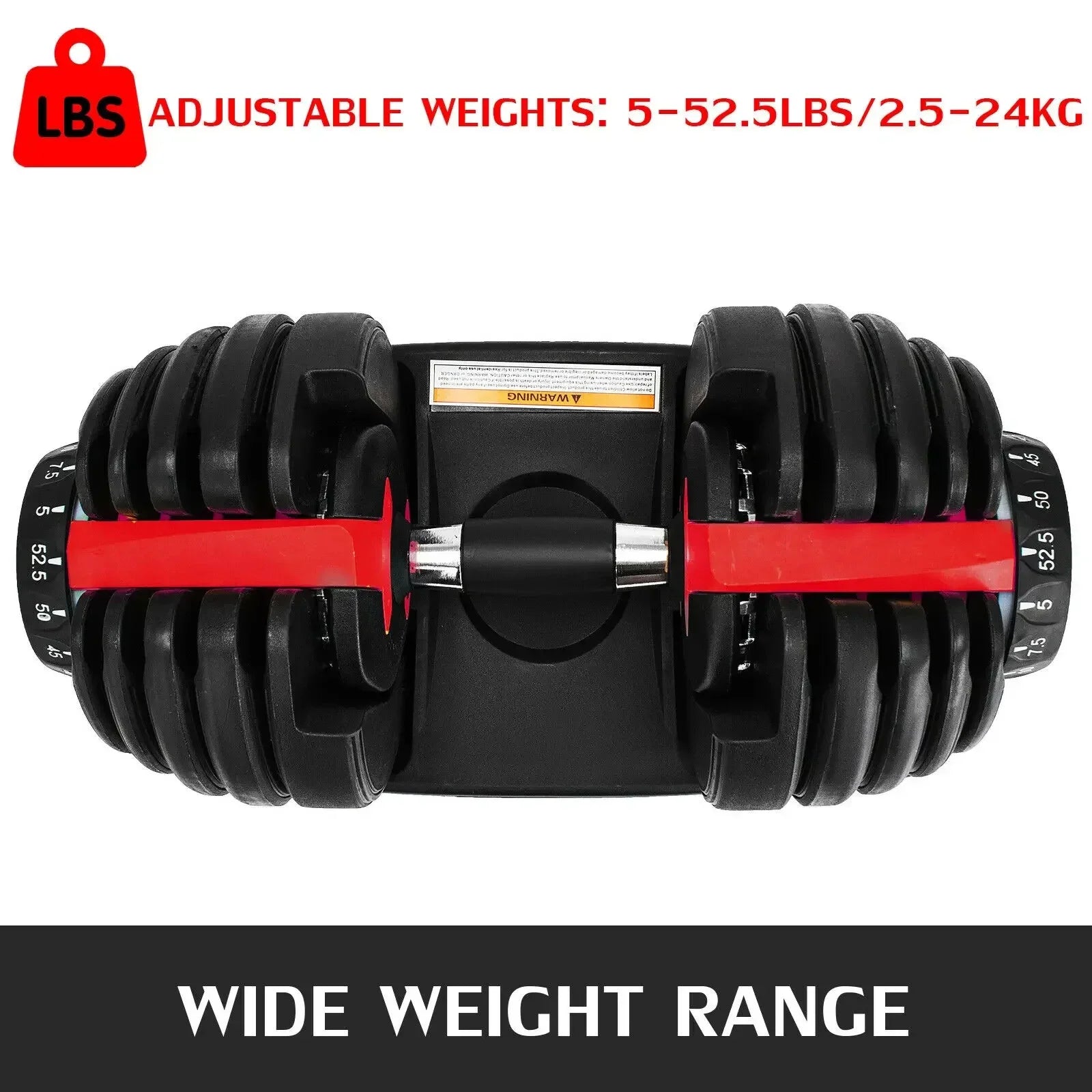 Sihao Tools Manubrio Regolabile 24kg 1PZ Palestra Casa