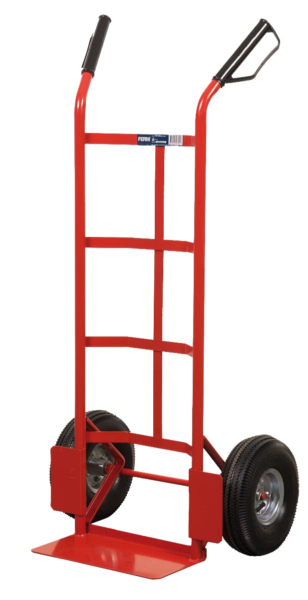 FERM TTM1028 carrello manuale 225 kg pala 350x180 pneumatici