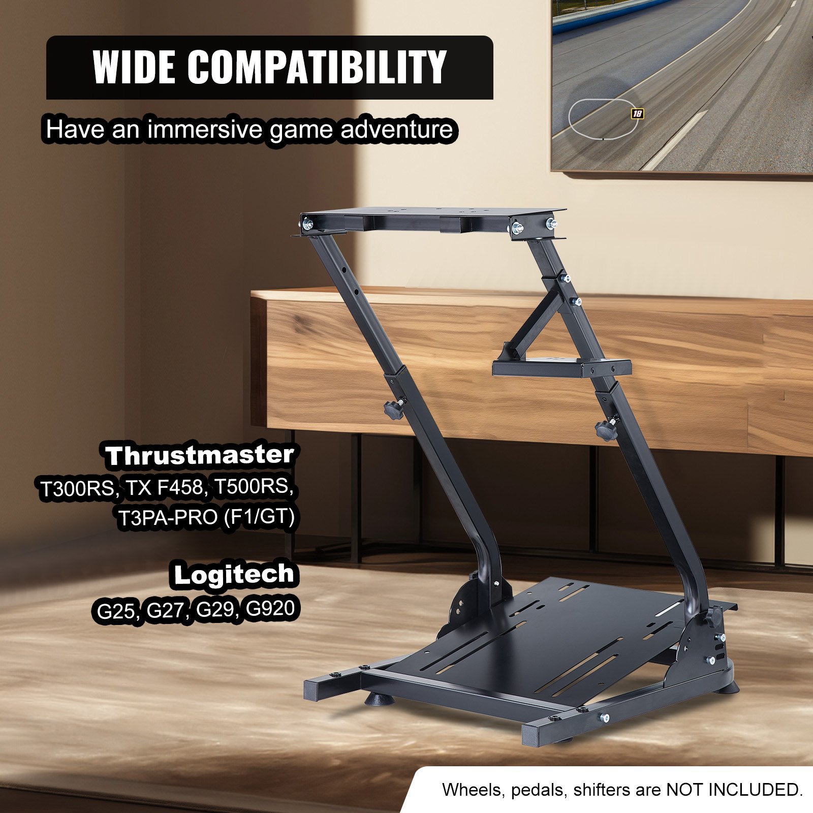 Sihao Sim Racing Cockpits Supporto Volante Gaming Regolabile
