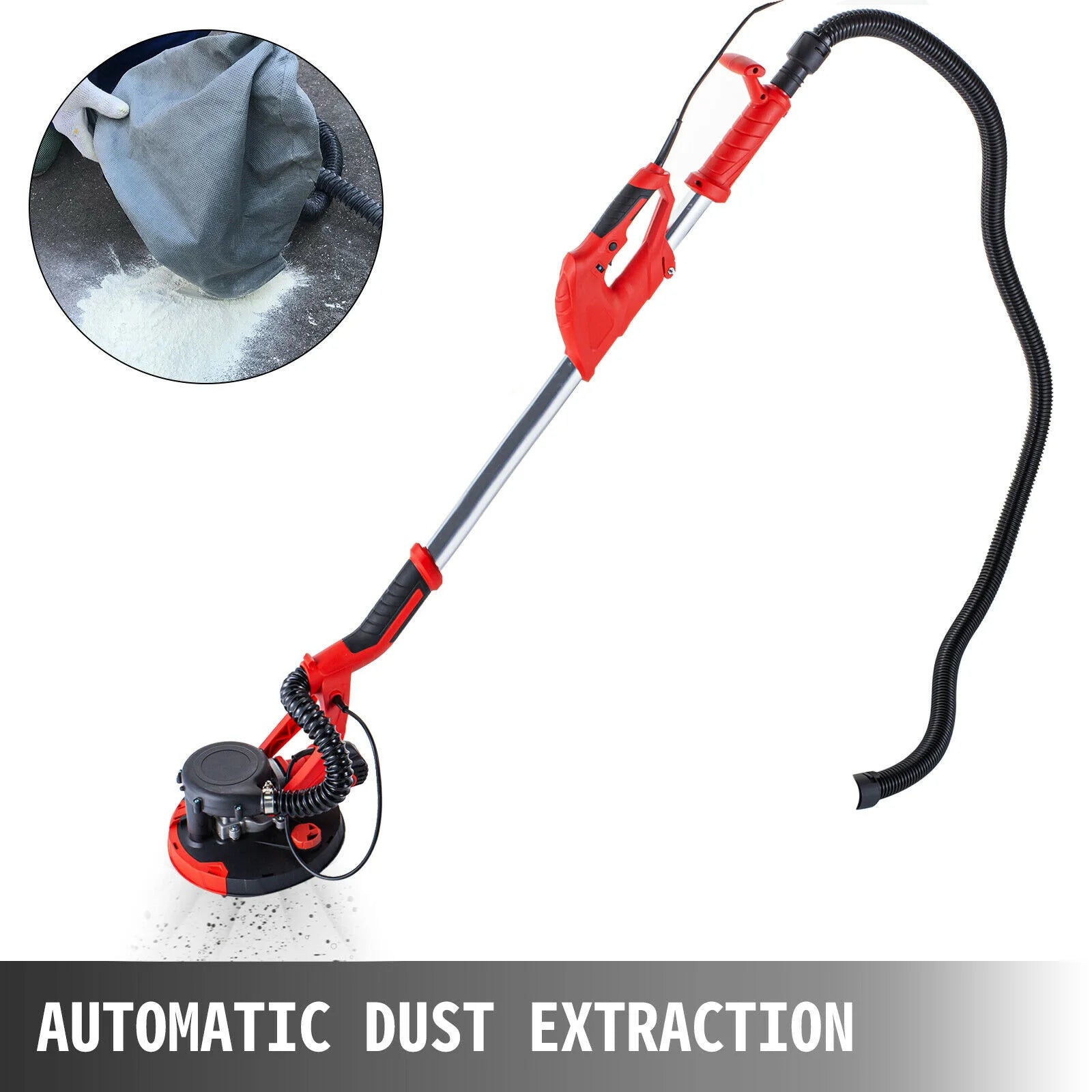Sihao 750W levigatrice muro cartongesso 225mm telescopica EU
