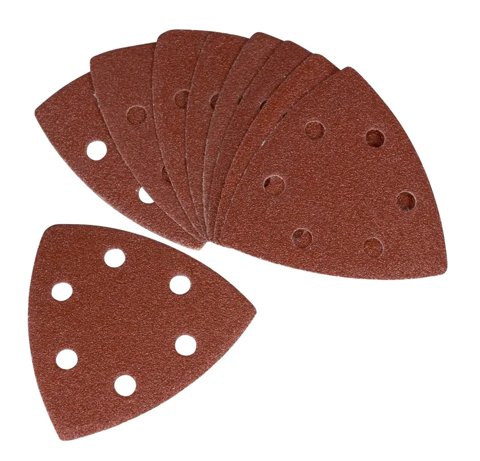 FERM Carta abrasiva G80 per levigatrice delta 10 pezzi grana 80