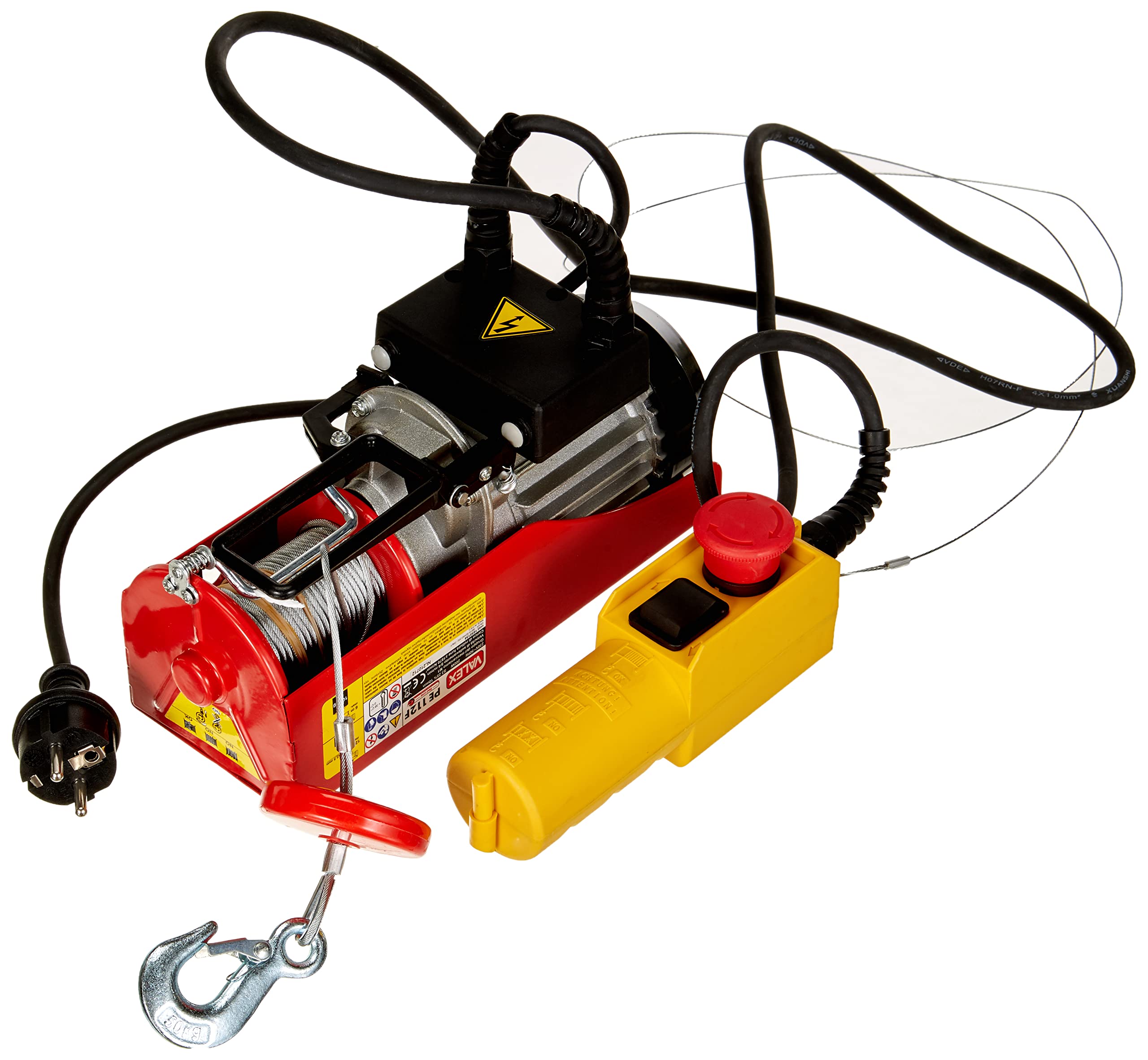 Valex PE112F paranco elettrico 100kg 12m 200W freno automatico