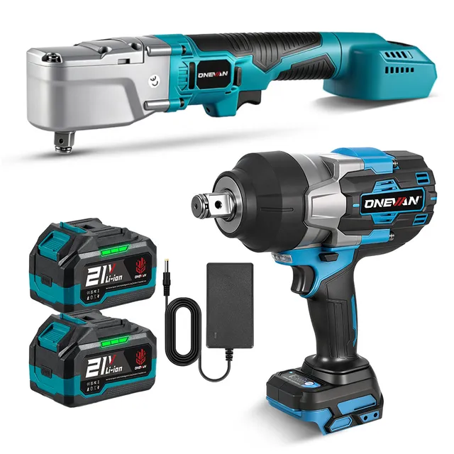 ONEVAN Cordless Tool Set 3500N·m Avvitatore Kit 2pz 3.0Ah EU