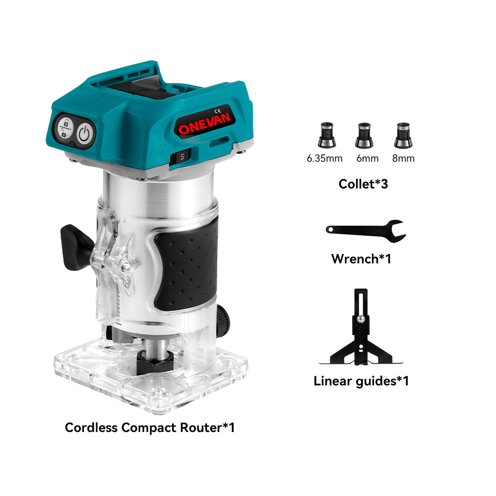 ONEVAN Cordless Tool Set sega 32mm + fresatrice 3.0Ah EU