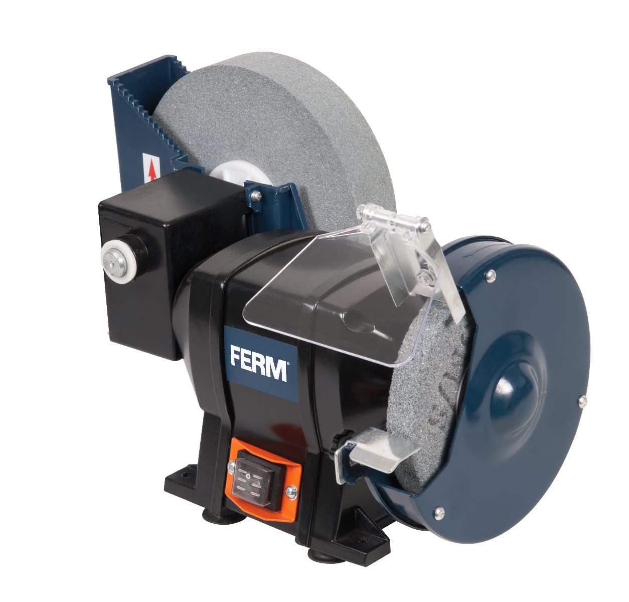 Ferm BGM1021 Molatrice da Banco 250W Secco Umido 2 Mole