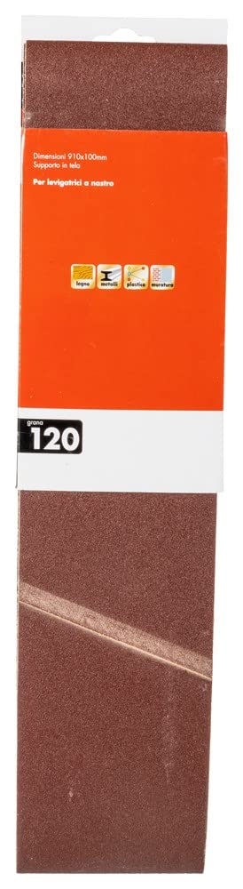Valex 1905111 Nastro abrasivo 100x910 gr120 3 pezzi