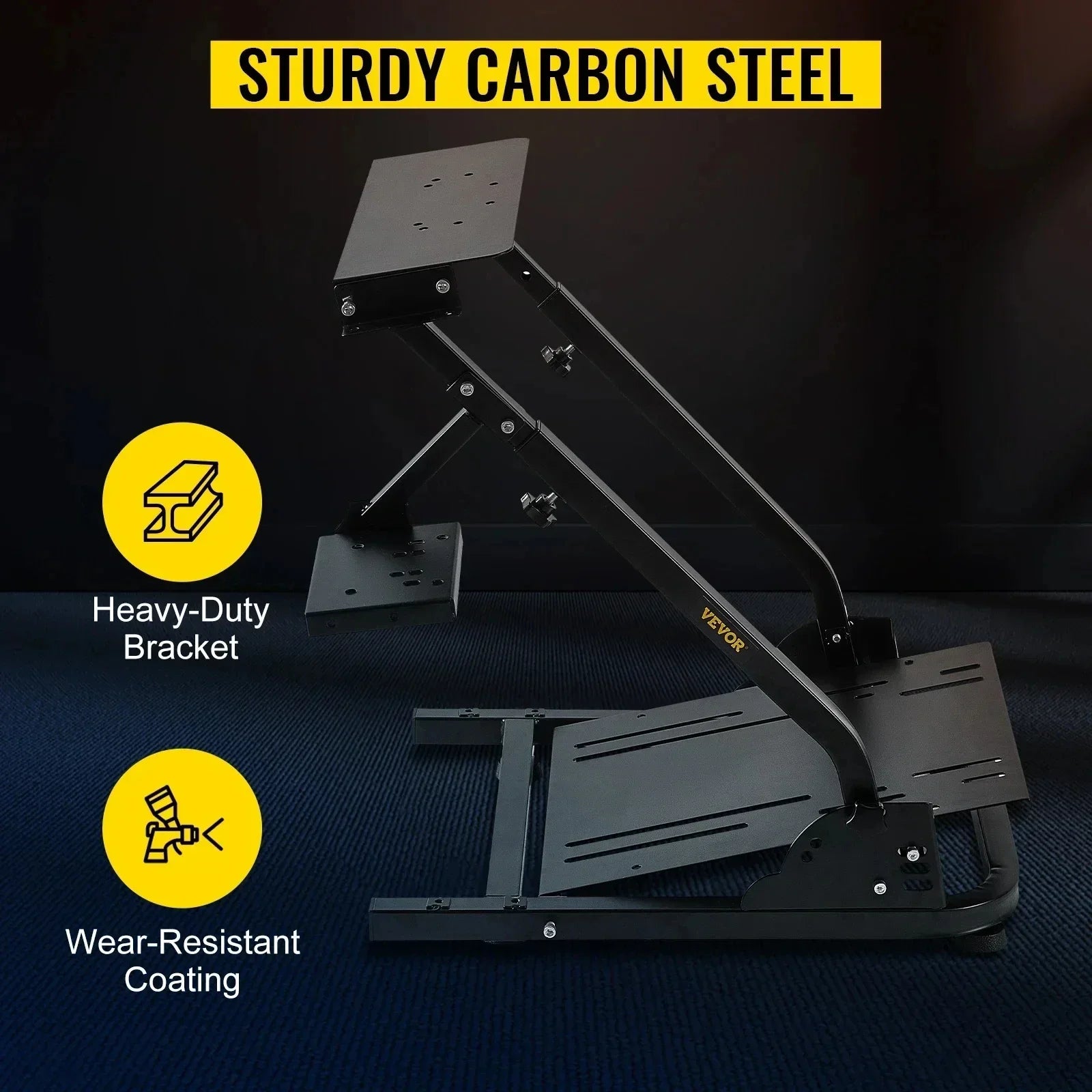 Sihao Sim Racing Cockpits Supporto Volante Regolabile Acciaio