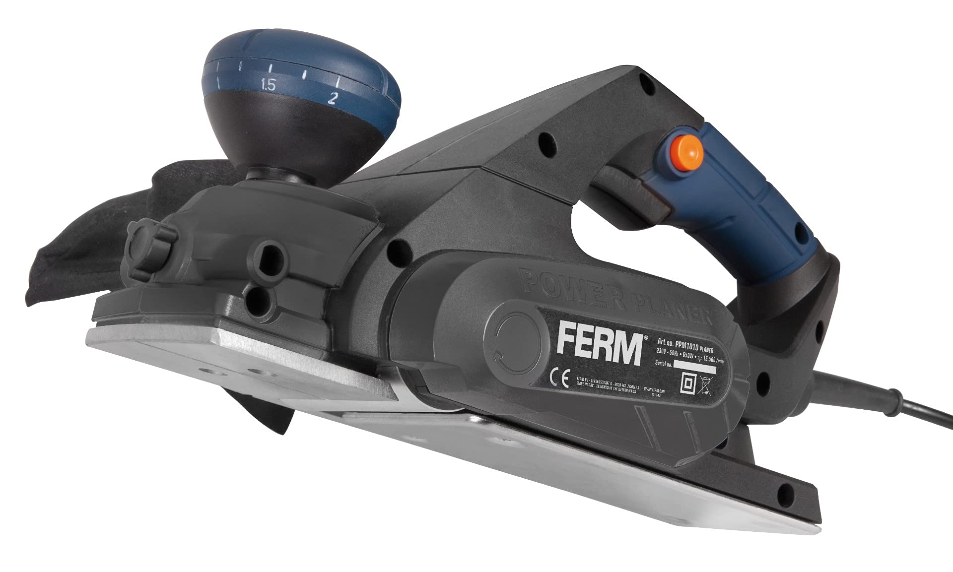FERM PPM1010 pialla elettrica 650W 82 mm profondità 2 mm