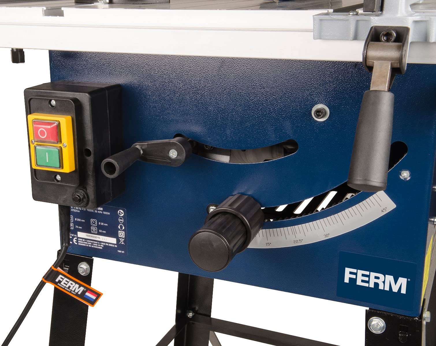 FERM TSM1033 Sega da Banco 1800W Lama 250mm
