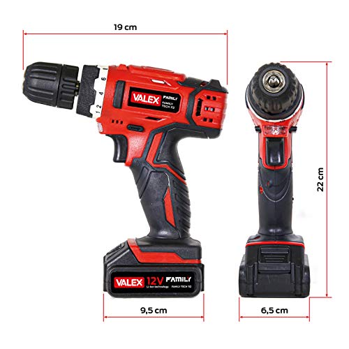 VALEX Family-Tech 112 trapano avvitatore 12V mandrino 10mm