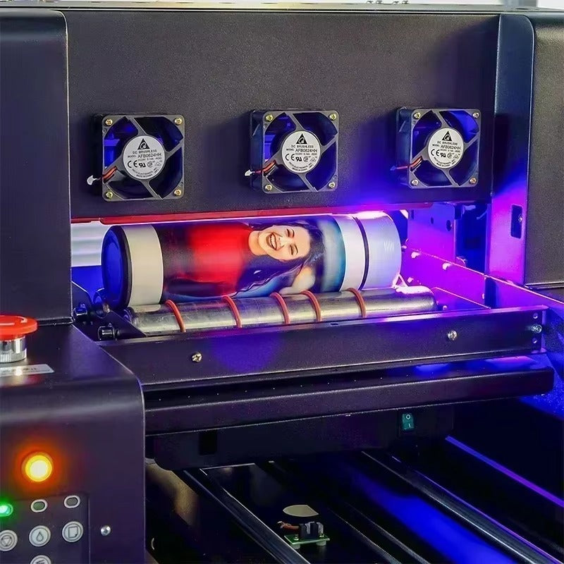 Sihao A4 XP600 stampante UV DTF rotativa