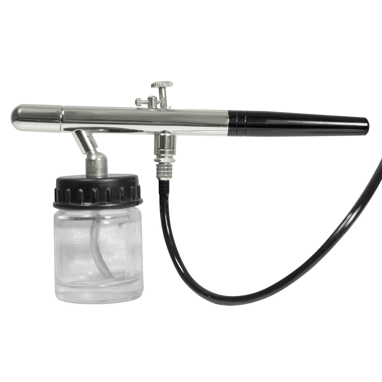 Valex Mini Aerografo Kit aerografo pneumatico 2 serbatoi regolabile