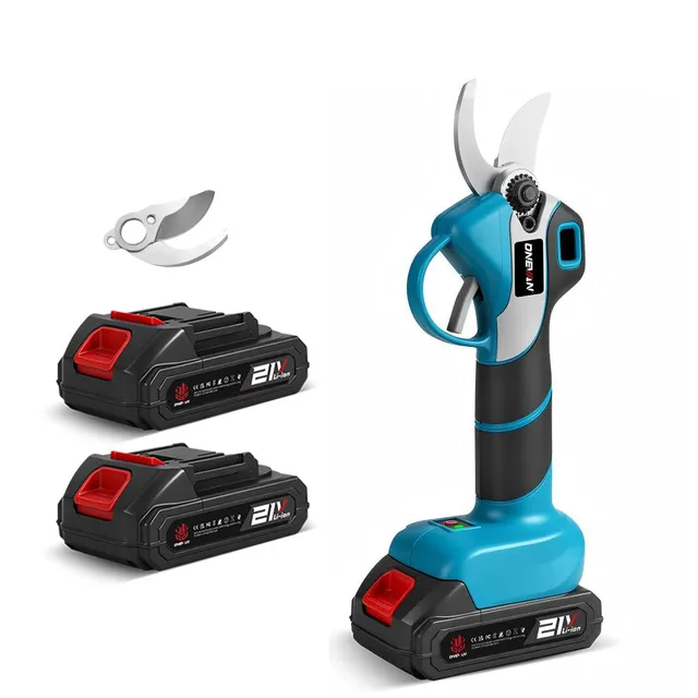 ONEVAN Garden Tools Forbici Potatura 30mm 2 Batterie EU
