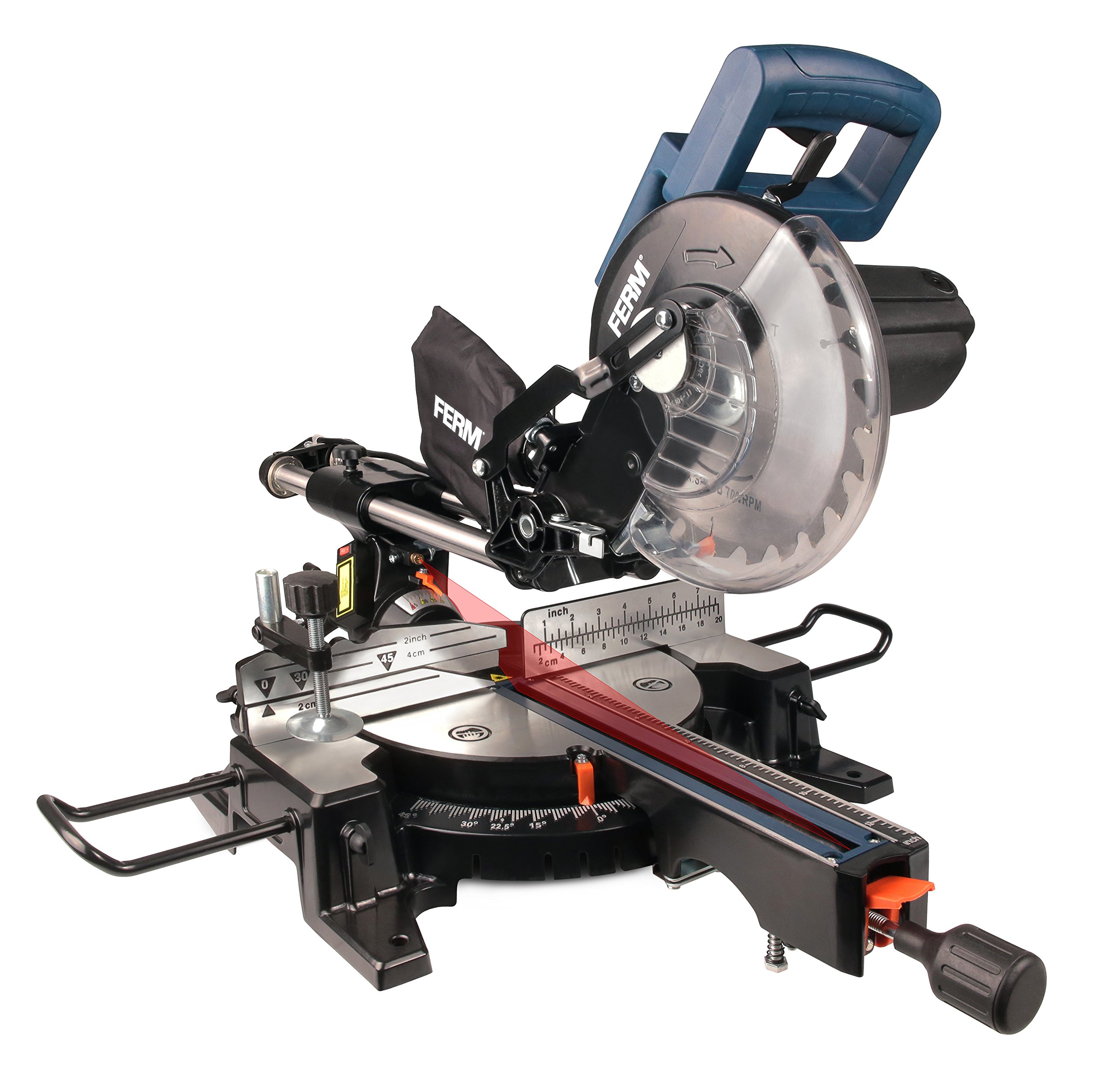 FERM MSM1035 Troncatrice Radiale 210mm Laser